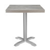 Bolero 600 mm hall ruudukujuline melamiinist lauaplaat