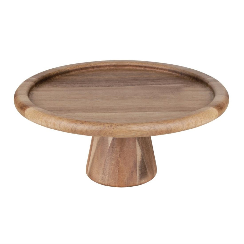 Présentoir à Gâteau Acacia Olympia: Élégance Naturelle & Respect Environnement Présentoir à Gâteau Acacia Olympia: Élégance Naturelle & Respect Environnement