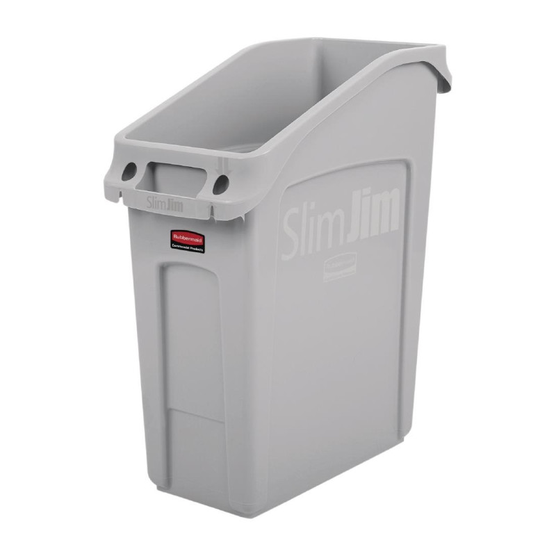 Slim Jim Rubbermaid 49L hall Slim Jim Rubbermaid 49L hall - Käepärane ja vastupidav Slim Jim Rubbermaid 49L hall Slim Jim Rubbermaid 49L hall - Käepärane ja vastupidav