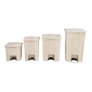 Pedaaliga prügikast Beige 87L Rubbermaid Step-On: Vastupidavus ja hügieen