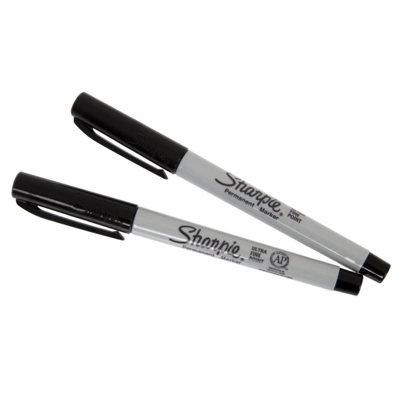 Mustad ülapeened markerid - komplektis 2 | Kvaliteet ja täpsus Mustad ülapeened markerid - komplektis 2 | Kvaliteet ja täpsus