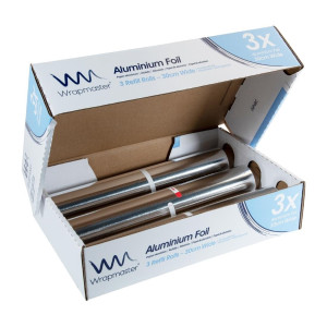 Komplektis 3 alumiiniumfooliot 300 mm x 90 m Wrapmaster - kaitse ja mugavus