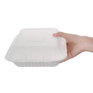 Komposteeritavad Bagasse karbid 223mm - 200 tk komplekt, keskkonnasõbralikud