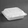 Hinged compostable Bagasse boxes 236mm - 200 tk komplekt