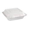 Hinged compostable Bagasse boxes 236mm - 200 tk komplekt