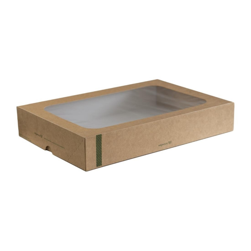 Vegware compostable boxes with window - Pack of 25 Vegware compostable boxes with window - Pack of 25