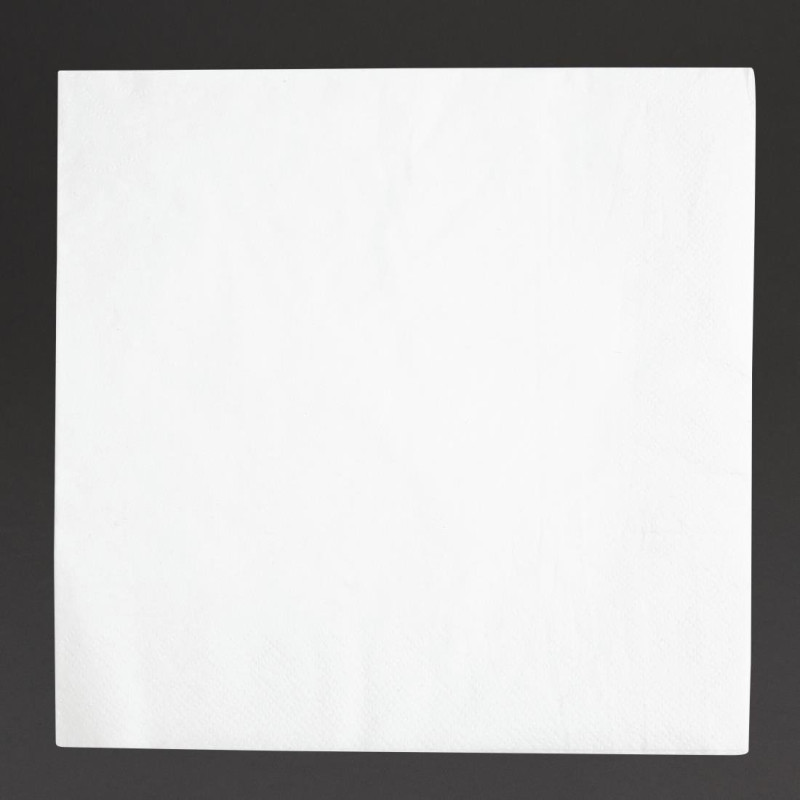 Serviettes Dîner 2 Plis 1/4 400 mm Blanches | Lot 2000 - Écologiques & Pratiques Serviettes Dîner 2 Plis 1/4 400 mm Blanches | Lot 2000 - Écologiques & Pratiques