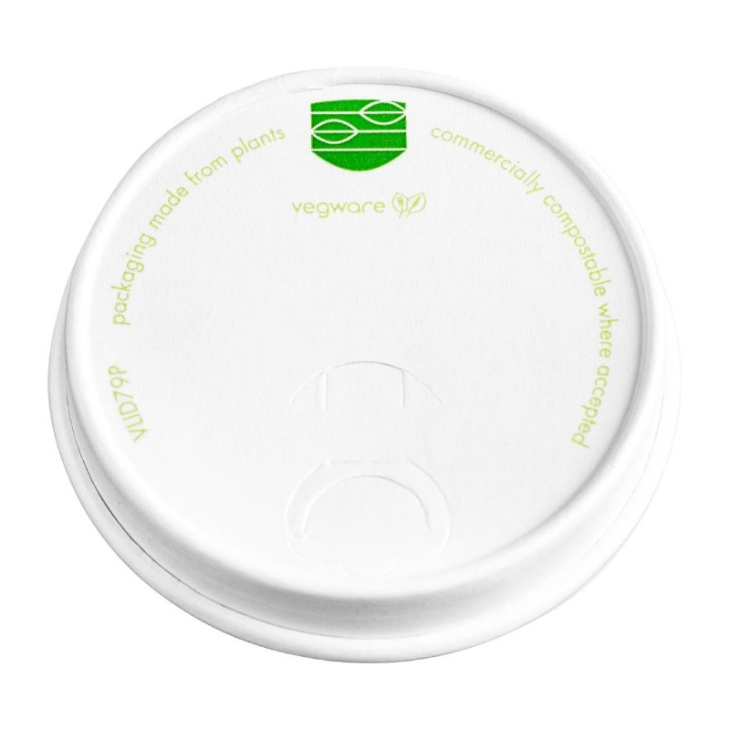 Kuumade jookide paberist kaanekarbid Vegware seeriast 79 - komplektis 1000 Kuumade jookide paberist kaanekarbid Vegware seeriast 79 - komplektis 1000