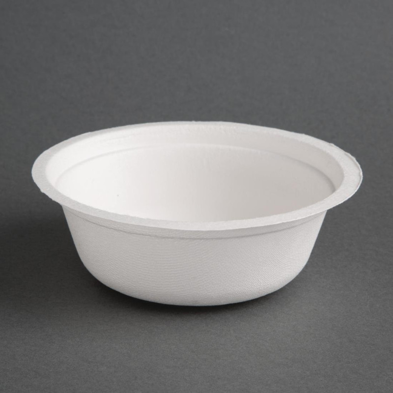 Round Compostable Bagasse Bowls 350ml - Pack of 50 Fiesta Green Round Compostable Bagasse Bowls 350ml - Pack of 50 Fiesta Green