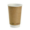 Puidust topeltseinaga komposteeritavad kuumade jookide tassid 455 ml - 500 tükki Vegware'ilt