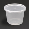 Kastmepotid mikrolaineahjus kasutamiseks 150 ml - 100 tk komplektis - Polüpropüleenkvaliteet