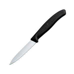 Kööginuga terava otsaga Must 8 cm - Victorinox: Professionaalne kvaliteet ja erakordne täpsus.