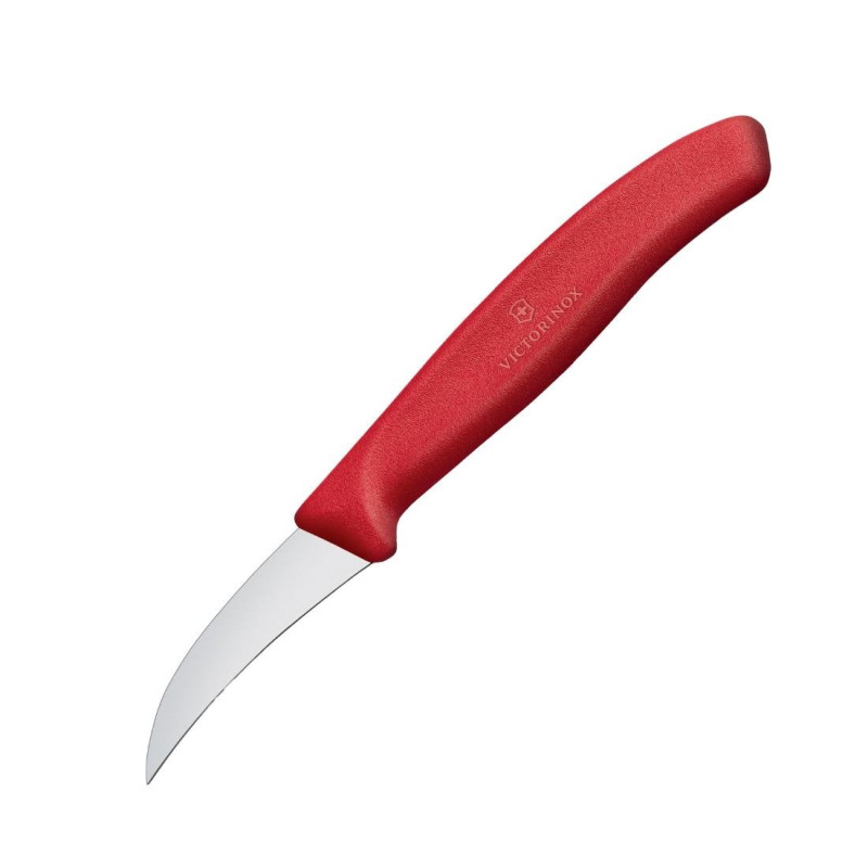 Couteau Bec D'oiseau 8 cm Rouge Victorinox - Précision et qualité professionnelle. Couteau Bec D'oiseau 8 cm Rouge Victorinox - Précision et qualité professionnelle.