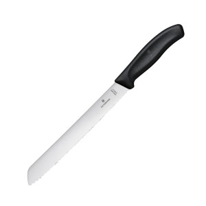 Must leibanoaga nuga 21 cm Victorinox - Lõikab kergesti