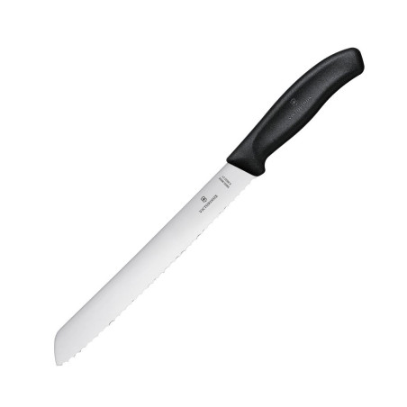 Must leibanoaga nuga 21 cm Victorinox - Lõikab kergesti