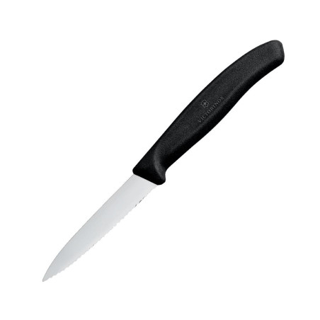 Nugadega kontorinuga Victorinox 8 cm: täpne lõikamine ja lihtne tungimine.