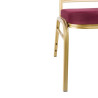 Pidulaua tool Bordeaux - 4 tk komplekt, Bolero Regal - Elegants ja mugavus