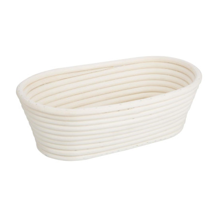 Ovaalne punutud käärituskorv 250x150x80 mm Vogue: täiuslik pagaritoodete ja ühtlane kääritamine