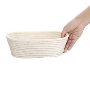 Ovaalne punutud käärituskorv 250x150x80 mm Vogue: täiuslik pagaritoodete ja ühtlane kääritamine