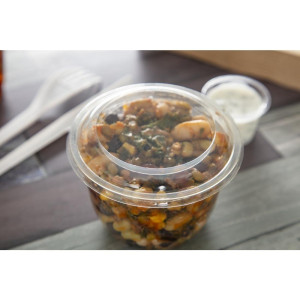 Taaskasutatav PET-kaas potidele 227, 340, 454 ml - Partii 1800 - Faerch
