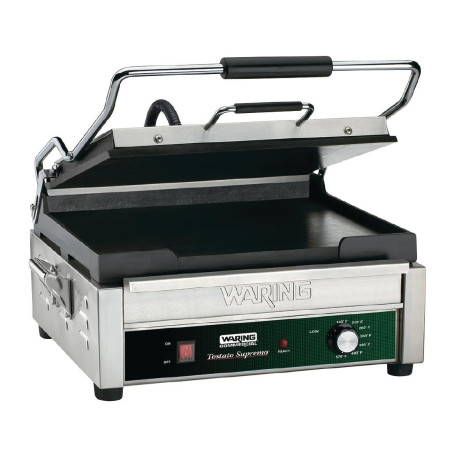 Professionaalne Panini-grill - Roostevabast terasest siledad plaadid