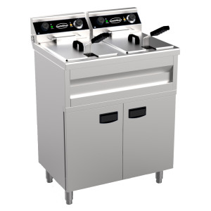 Fritüüs elektrilise korpusega - 2 x 9 L - CombiSteel