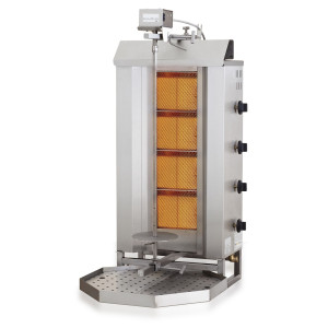 Grill Kebab gaasigrill - 4 kuumutustsooni - CombiSteel