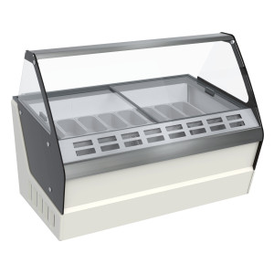 Jäätisevitrin - staatiline - 16 x 5 L - CombiSteel