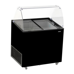 Must jäätisevitrüül must - 6x5 L | CombiSteel: Ideaalne esitlus ja säilitamine