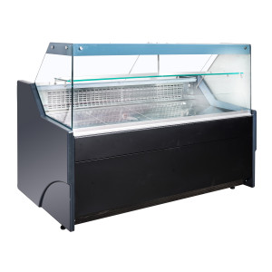 Wesley 1.5 must vitriin-külmik 130 L - CombiSteel varustus