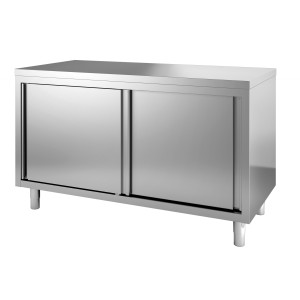 Roostevabast terasest madal mööbel 2 lükanduksega - CombiSteel 1200x600 mm - Vastupidav ja Praktiline