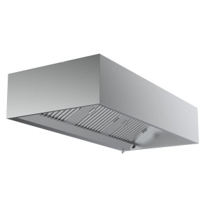 Hotte Cubique LED Inox - Sügavus 950 - 2400 mm CombiSteel