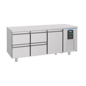 Positiivne jahutatud laud GN 1/1 - 474 L - Uks ja 4 sahtlit - CombiSteel
