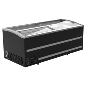 Must sügavkülmik 985 L supermarketile - Combisteel