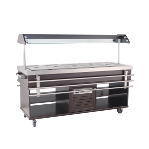 Buffet Réfrigéré 5 GN 1/1 CombiSteel - Optimaalne säilitamine ja elegants