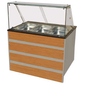 Soe buffee - 3 GN 1/1 roostevabast terasest | Combisteel
