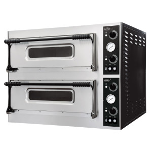 Professionaalne pitsaahi - topeltkamber - 400V - CombiSteel