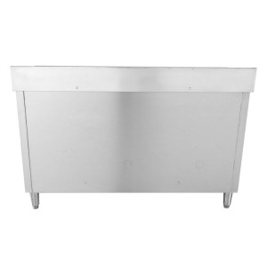 Meubel Kraanikauss 2 Vanni koos Tagapaneeli ja 3 Sahtliga - 1400 x 600 mm - Vann Vasakul - Dynasteel