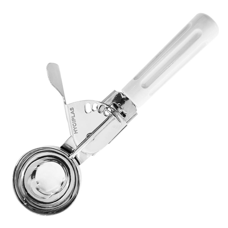 Valge jäätiselusikas - 50 ml - Hygiplas Valge jäätiselusikas - 50 ml - Hygiplas