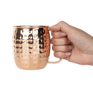 Vasest haamriga roostevabast terasest kruus - 440 ml - Komplekt 6 - Olympia