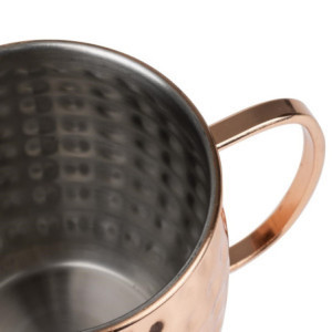 Vasest haamriga roostevabast terasest kruus - 440 ml - Komplekt 6 - Olympia
