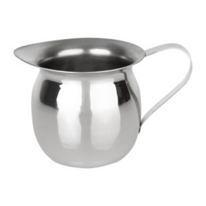 Väike roostevabast terasest piimakann - 120 ml - Komplekt 6 - Olympia