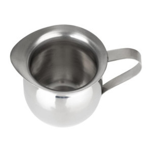 Väike roostevabast terasest piimakann - 120 ml - Komplekt 6 - Olympia