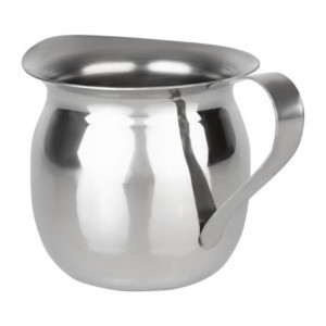 Väike roostevabast terasest piimakann - 120 ml - Komplekt 6 - Olympia