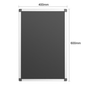 Must magnettahvel - 400 x 600 mm - Olympia