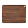 Sile lamineeritud plaat Capri pähkel - 460 x 360 mm - Komplekt 24 - Cambro