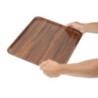 Sile lamineeritud plaat Capri pähkel - 460 x 360 mm - Komplekt 24 - Cambro