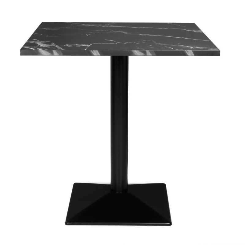 Ruudukujuline musta kivi efektiga laud - 70 x 70 cm - Bolero Ruudukujuline musta kivi efektiga laud - 70 x 70 cm - Bolero