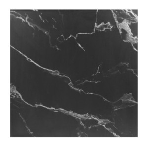 Ruudukujuline musta kivi efektiga laud - 70 x 70 cm - Bolero