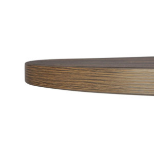Tume puidu efektiga ümmargune laud - ⌀ 60 cm - Bolero